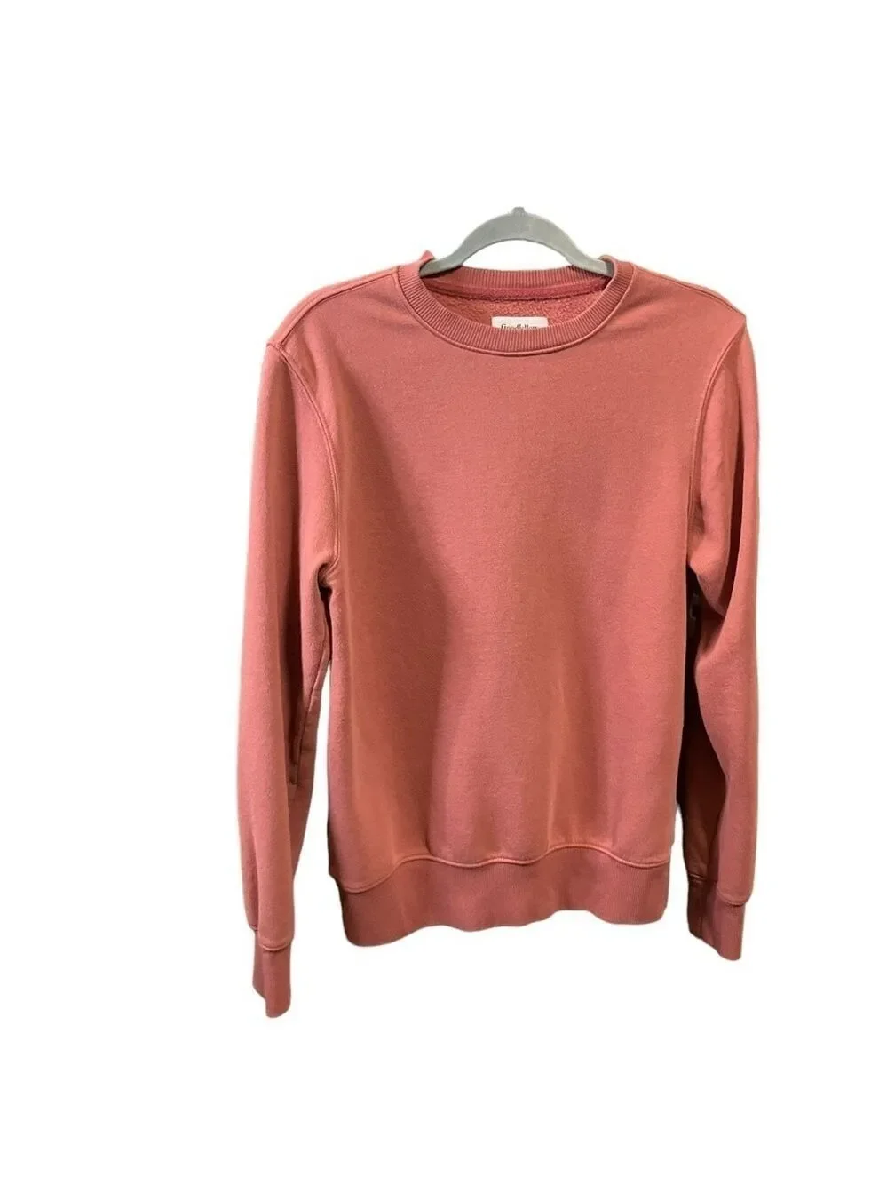 Goodfellow Crewneck Sweatshirt Peach Salmon Small
